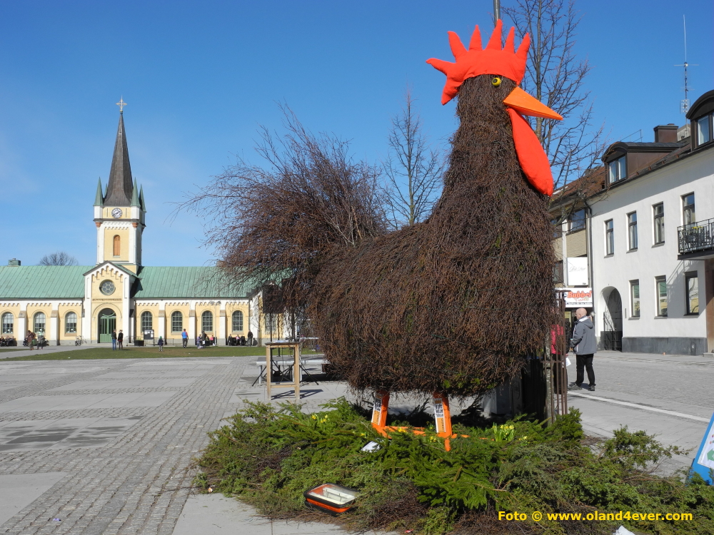 Påsktupp på Borgholms Torg